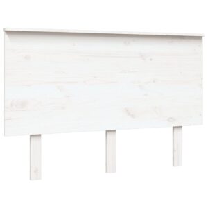 vidaXL Sänggavel vit 124x6x82,5 cm massiv furu - Bild 2