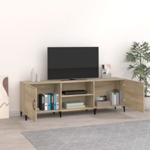 vidaXL Tv-bänk sonoma ek 150x30x50 cm konstruerat trä - Bild 3