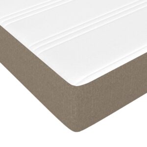 vidaXL Pocketresårmadrass taupe 100x200x20 cm tyg - Bild 5