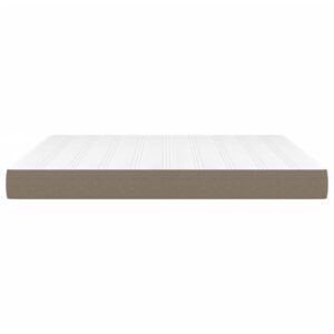 vidaXL Pocketresårmadrass taupe 160x200x20 cm tyg - Bild 4