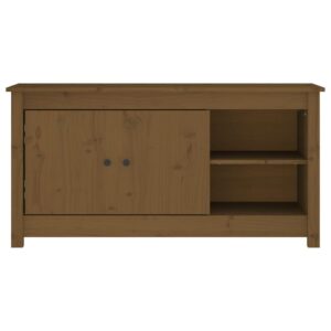 vidaXL Tv-bänk honungsbrun 103x36,5x52 cm massiv furu - Bild 3