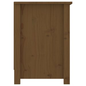 vidaXL Tv-bänk honungsbrun 103x36,5x52 cm massiv furu - Bild 5