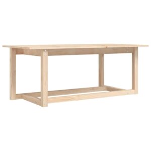 vidaXL Soffbord 110x55x45 cm massiv furu - Bild 2