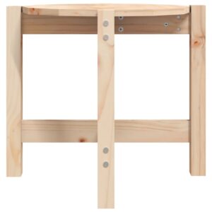 vidaXL Soffbord Ø 52,5x45 cm massiv furu - Bild 6