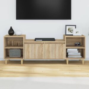 vidaXL Tv-bänk sonoma-ek 160x35x55 cm konstruerat trä - Bild 3