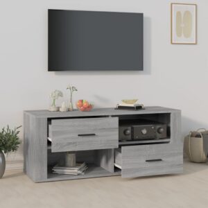 vidaXL TV-bänk grå sonoma 100x35x40 cm konstruerat trä - Bild 3