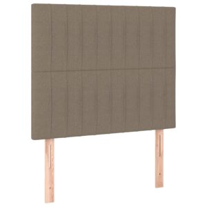 vidaXL Huvudgavlar 2 st taupe 100 x 5 x 78/88 cm tyg - Bild 2