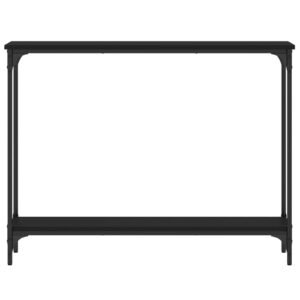 vidaXL Konsolbord svart 100x22,5x75 cm konstruerat trä - Bild 4