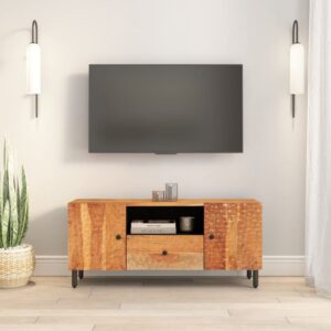 vidaXL Tv-bänk 105x33x46 cm massivt akaciaträ - Bild 3