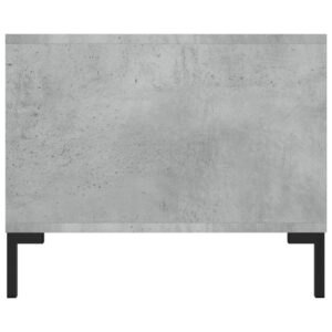 vidaXL Soffbord betonggrå 102x50x40 cm konstruerat trä - Bild 7