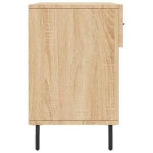 vidaXL Skobänk sonoma-ek 102x35x55 cm konstruerat trä - Bild 7