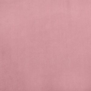 vidaXL Barnsoffa med fotpall rosa 100x50x30 cm sammet - Bild 8