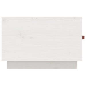 vidaXL Soffbord vit 60x53x35 cm massiv furu - Bild 8