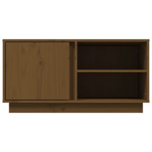 vidaXL Tv-bänk honungsbrun 80x35x40,5 cm massiv furu - Bild 6