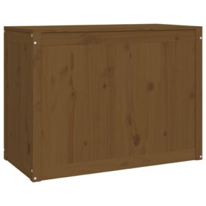 vidaXL Tvättkorg honungsbrun 88,5x44x66 cm massiv furu - Bild 5