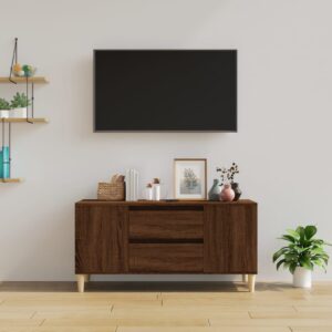 vidaXL Tv-bänk brun ek 102x44,5x50 cm konstruerat trä - Bild 3