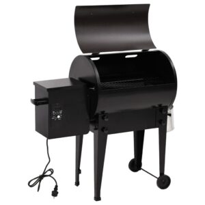 vidaXL Pelletsgrill svart 94 cm järn - Bild 3