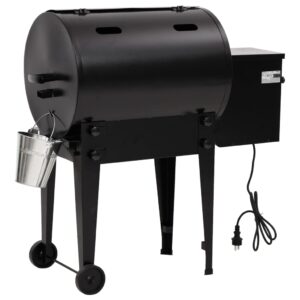 vidaXL Pelletsgrill svart 94 cm järn - Bild 6