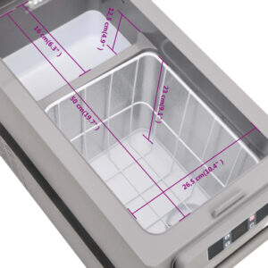 vidaXL Kylbox med handtag 35 L svart och grå PP & PE - Bild 12