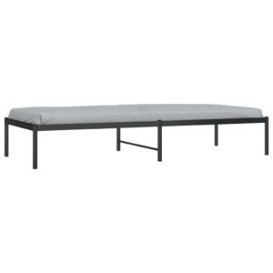 vidaXL Sängram metall svart 75x190 cm - Bild 3