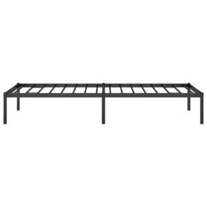 vidaXL Sängram metall svart 75x190 cm - Bild 6