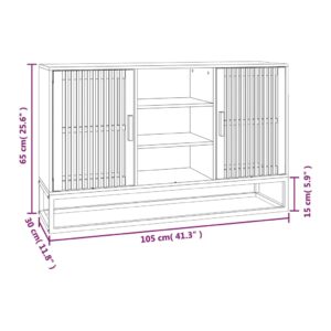 vidaXL Förvaringsskåp 105x30x65 cm konstruerat trä - Bild 8