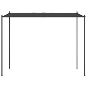 vidaXL Paviljong antracit 3x3 m 180 g/m² tyg och stål - Bild 3