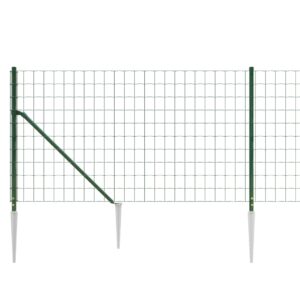 vidaXL Stängsel med markspett grön 0,8x25 m - Bild 4