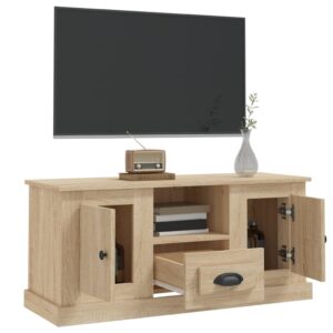 vidaXL Tv-bänk sonoma-ek 100x35,5x45 cm konstruerat trä - Bild 5