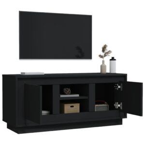 vidaXL Tv-bänk svart 102x35x45 cm konstruerat trä - Bild 5