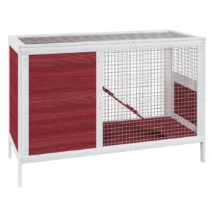 vidaXL Kaninbur mocka 103x44x69,5 cm massiv furu - Bild 2