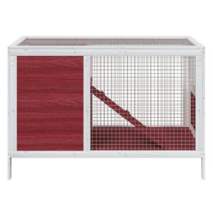 vidaXL Kaninbur mocka 103x44x69,5 cm massiv furu - Bild 3