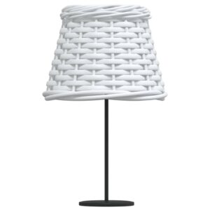 vidaXL Lampskärm vit Ø15x12 cm korgmaterial - Bild 2