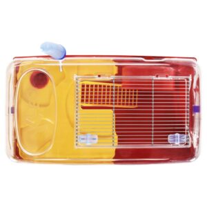 vidaXL Hamsterbur röd 57x33x26 cm polypropen - Bild 6