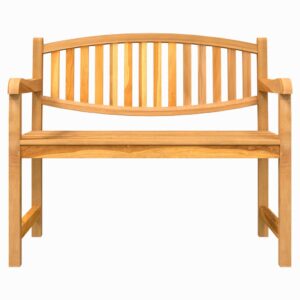 vidaXL Trädgårdsbänk 114x59x87 cm massiv teak - Bild 3