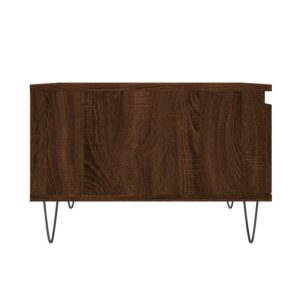 vidaXL Soffbord brun ek 55x55x36,5 cm konstruerat trä - Bild 7