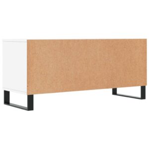 vidaXL Tv-bänk vit 100x34,5x44,5 cm konstruerat trä - Bild 8