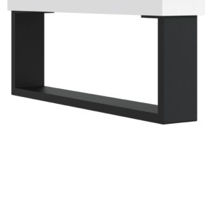 vidaXL Tv-bänk vit 100x34,5x44,5 cm konstruerat trä - Bild 9