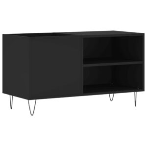 vidaXL Stereobänk svart 85x38x48 cm konstruerat trä - Bild 2