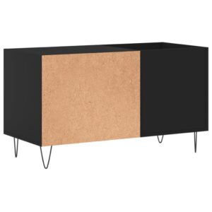 vidaXL Stereobänk svart 85x38x48 cm konstruerat trä - Bild 6