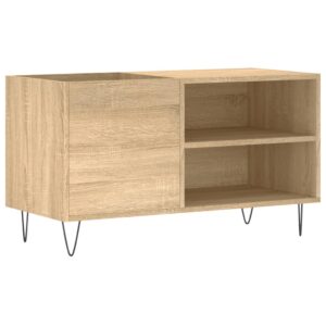 vidaXL Stereobänk sonoma-ek 85x38x48 cm konstruerat trä - Bild 2