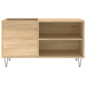 vidaXL Stereobänk sonoma-ek 85x38x48 cm konstruerat trä - Bild 4