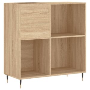 vidaXL Stereobänk sonoma-ek 84,5x38x89 cm konstruerat trä - Bild 2