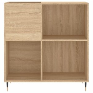 vidaXL Stereobänk sonoma-ek 84,5x38x89 cm konstruerat trä - Bild 4