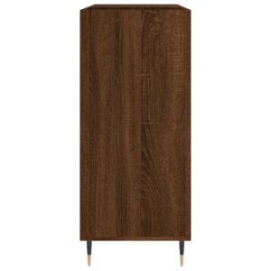 vidaXL Stereobänk brun ek 84,5x38x89 cm konstruerat trä - Bild 5