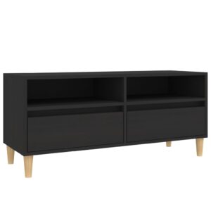 vidaXL Tv-bänk svart 100x34,5x44,5 cm konstruerat trä - Bild 2