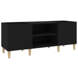 vidaXL Stereobänk svart 121x38x48 cm konstruerat trä - Bild 2