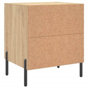 vidaXL Sängbord 2 st sonoma-ek 40x35x47,5 cm konstruerat trä - Bild 9