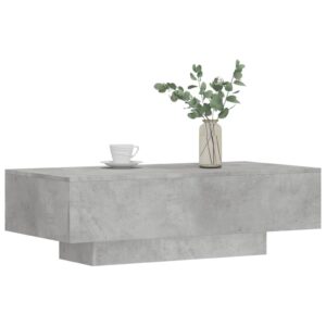 vidaXL Soffbord betonggrå 100x49,5x31 cm konstruerat trä - Bild 3