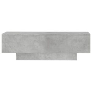 vidaXL Soffbord betonggrå 100x49,5x31 cm konstruerat trä - Bild 4